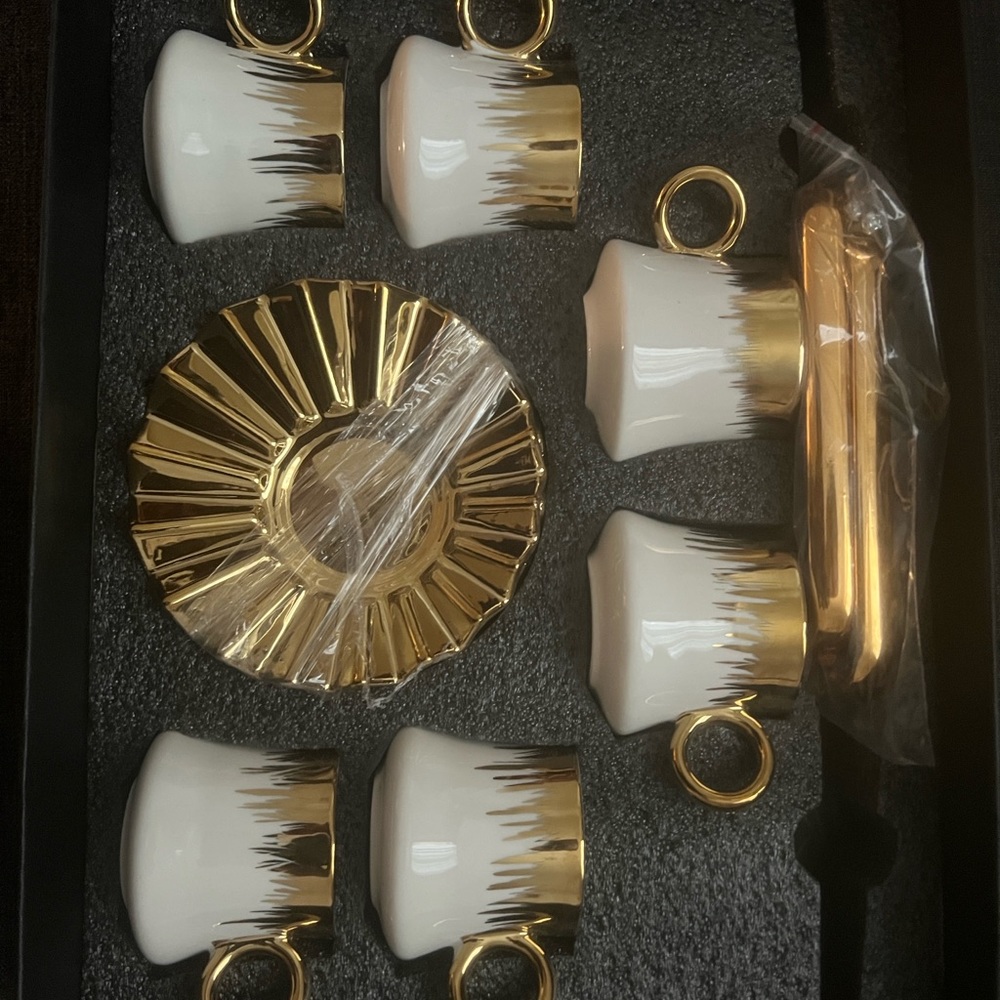 Ceramic coffee cups set of 6